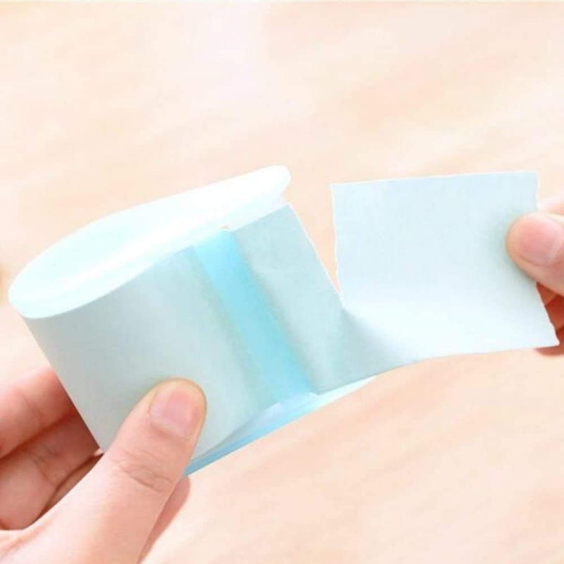 Sourcemall Full Adhesive Roll Sticky Notes, Self-Stick Notes,Width x Length 2 x 300 Inches, 4 Rolls/Pack (Four Colors with Dispensers) - Image 3
